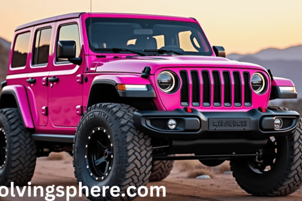 pink jeep wrangler