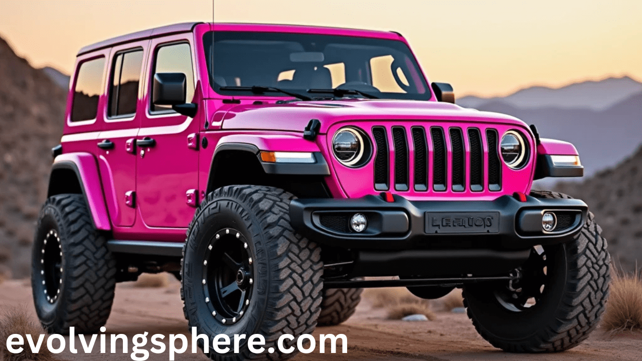 pink jeep wrangler
